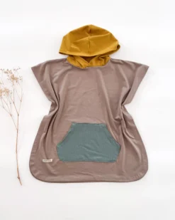 Alternative view of Colorblock UV Poncho für Kinder – UPF 50+