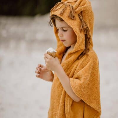 Kinder Badeponcho "Löwe"