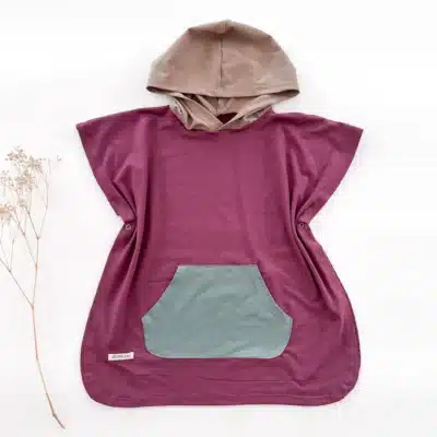 Colorblock UV Poncho für Kinder – UPF 50+