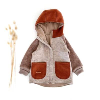 Colorblock Walkjacke mit Reißverschluss "Neutral"