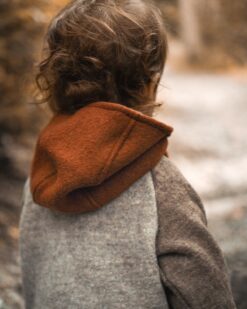 Coulorblock Wollwalk Jacke für Kinder und Babys für Herbst, Winter und Frühling
