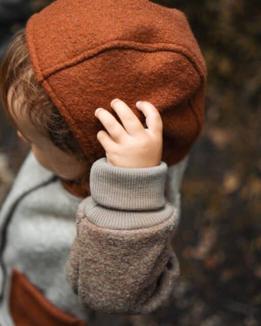 Kinder Walkjacke mit großer Kapuze - wasserabweisend, temperaturausgleichend, schmutzabweisend