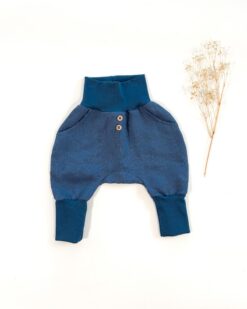 Sofortkauf: Leinen Knickerbocker in Sommerblau, Gr. 62/68