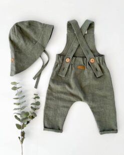 Leinen Outfit für Kinder und Babys zu Taufe Geburtstag, Hochzeit oder Partys