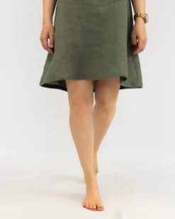 Alternative view of Damen Trägerkleid aus Leinen