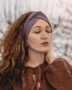 Damen Merino-Stirnband aus Bio-Merinowolle