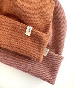 warme Wintermütze aus Merinowolle - Hipster Beanie für Kinder und Babys