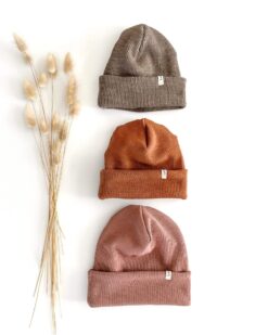 coole Bio Merino Hipster Beanie für Kinder und Babys