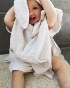 hasenponcho kapuzenponcho mit hasenohren hasenkind