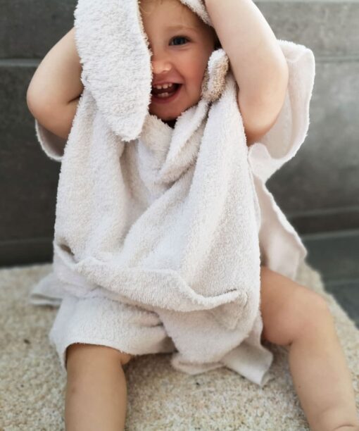 hasenponcho kapuzenponcho mit hasenohren hasenkind