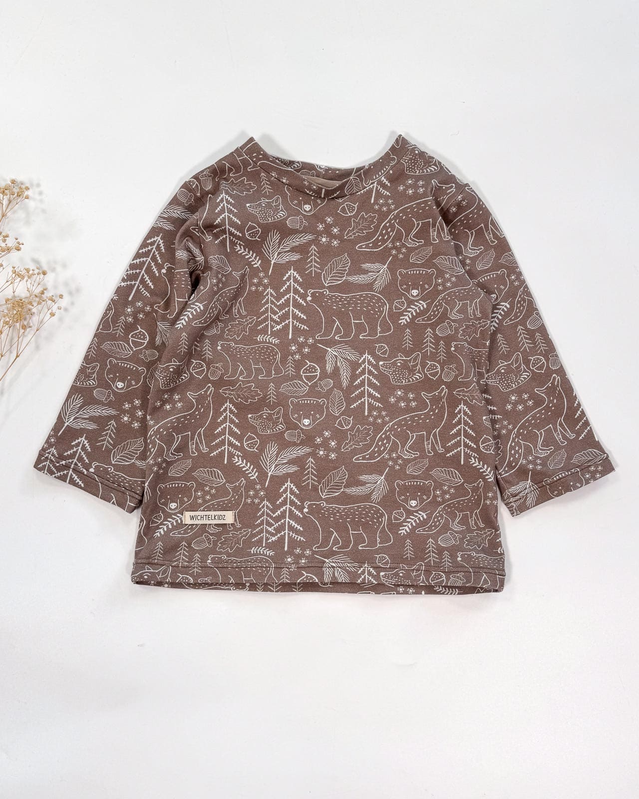 Langarm Shirt aus Bio-Baumwolle für Kinder