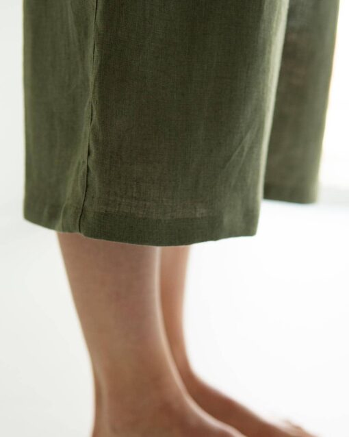 Damen Culotte aus Leinen – Bild 6