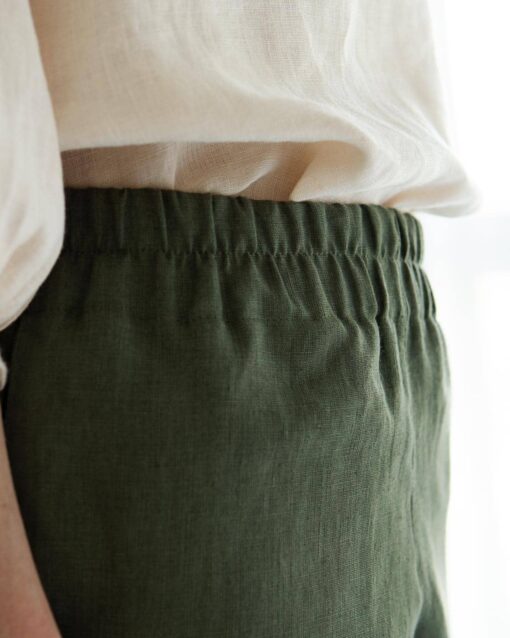 Damen Culotte aus Leinen – Bild 7