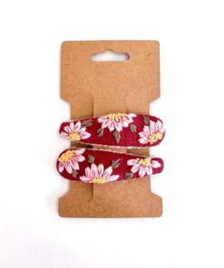 Leinen Haarspange Hand bestickt Kinder Mädchen