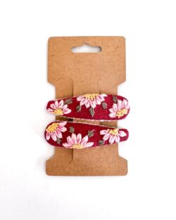 Leinen Haarspange Hand bestickt Kinder Mädchen