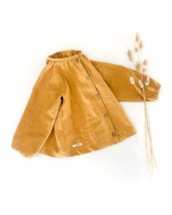 Mädchen Leinen Bluse Tunika Sommer Oberteil
