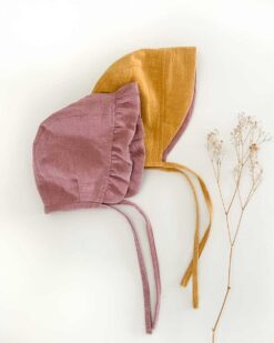 Leinen Baby Bonnet
