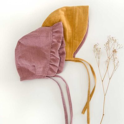 Leinen Baby Bonnet