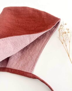 leinen baby bonnet pixiemütze pixie hat linen zwergenmütze kinder