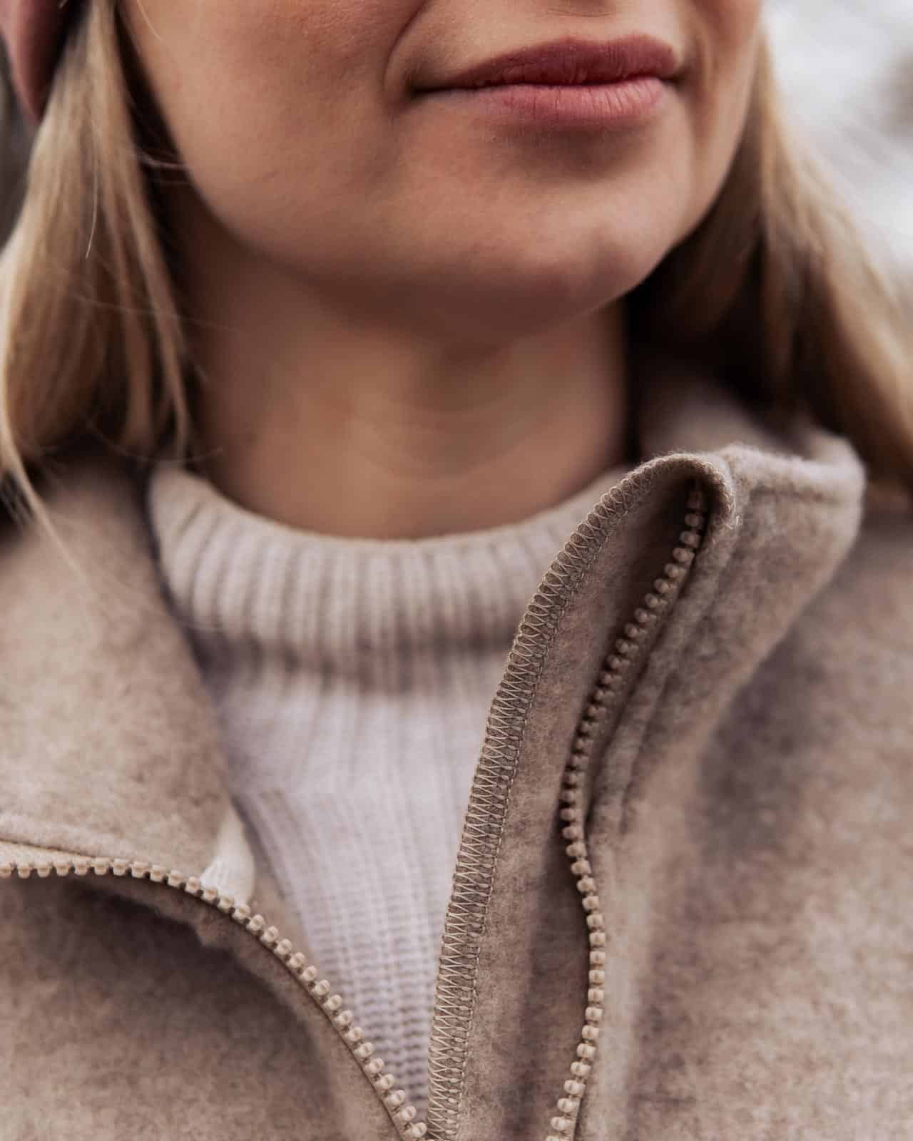 Merino-Wollfleece Weste für Damen – Bild 2