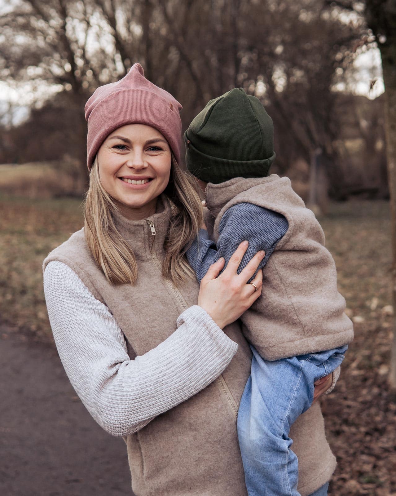 Merino-Wollfleece Weste für Damen – Bild 5