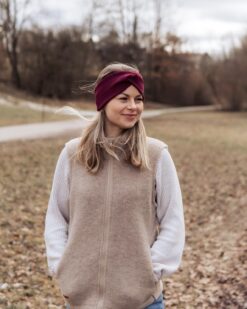 Merino-Wollfleece Weste für Damen