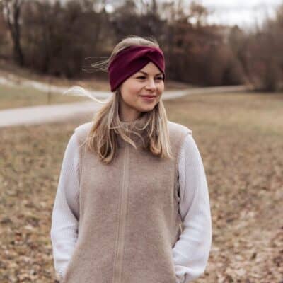 Merino-Wollfleece Weste für Damen