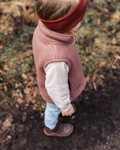 Alternative view of Merino-Wollfleece Weste für Kinder