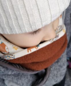 wollwalk loop - schlupfschal aus schurwolle für kinder