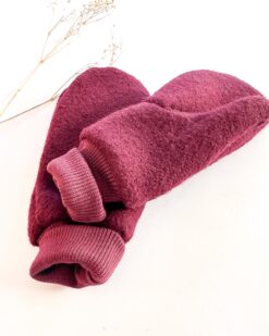 Alternative view of Sofortkauf: Damen Wollwalk-Handschuhe Beere - ungefüttert