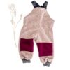 Sofortkauf: Walk-Latzhose Sand Meliert mit Knie-Verstärkung, Gr. 92/98