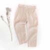 Sofortkauf: Leinenhose in Natur, Gr. 98/104