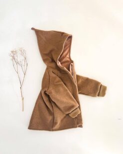 Sofortkauf: Walkjacke Camel mit Reißverschluss, Gr. 80/86