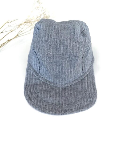 Sofortkauf: Kinder Cap aus Leinen in Nordblau, Gr. 52-54 – Bild 2