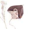 Sofortkauf: Zipfelmütze Merinowalk Taupe/ Fuchsliebe, Gr. 44-46