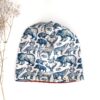 Sofortkauf: Wende-Beanie Rost/ Woodland, Gr. 52-54