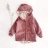 Sofortkauf: Walkjacke in Altrosa mit Reißverschluss, Gr. 104/110