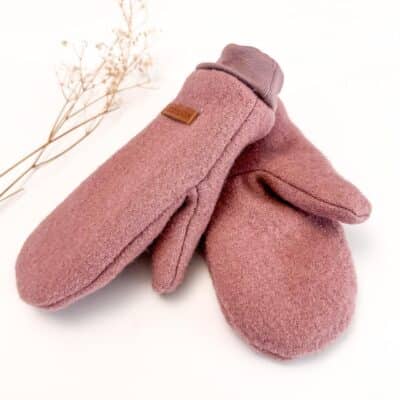 Sofortkauf: Damen Walk-Handschuhe Altrosa - gefüttert