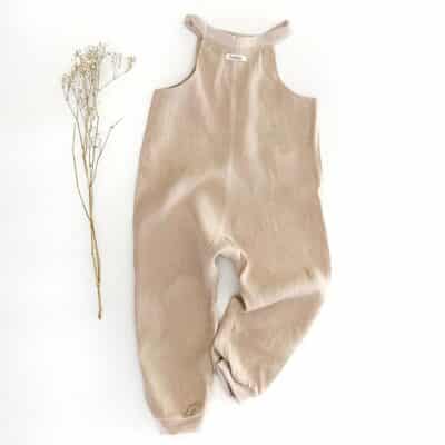 Sofortkauf: Leinen Jumper in Sand, Gr. 86/92