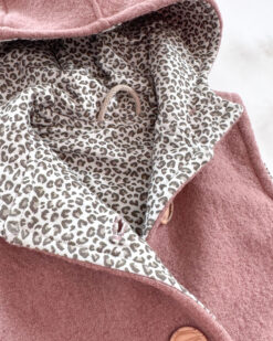 Alternative view of Sofortkauf: Walkweste mit Holzknöpfen in Altrosa/Leo Vanilla, Gr. 92/98