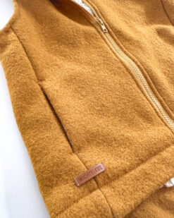 Alternative view of Sofortkauf: Walkweste mit Reißverschluss in Senf/Blütentraum, Gr. 116/122