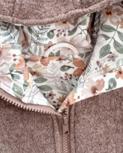 Alternative view of Sofortkauf: Walkweste mit Reißverschluss in Schlamm/Bloomery, Gr. 74/80