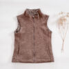 Sofortkauf: Damen Walkweste mit Reißverschluss in Schlamm/Wolljersey Schlamm, Gr. S (34/36)