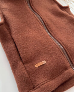 Alternative view of Sofortkauf: Kinder Wollfleeceweste mit Reißverschluss in Umbra, Gr. 110/116