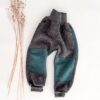 Sofortkauf: Walkhose in Anthrazit mit Po- und Knie Verstärkung, Gr. 98/104