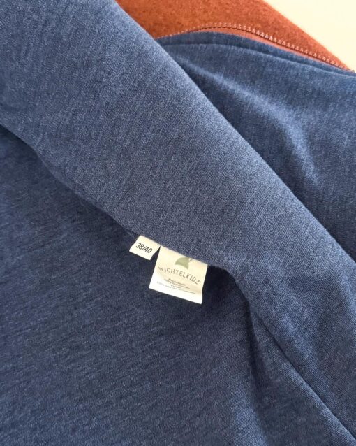 Sofortkauf: Damen Walkmantel mit Reißverschluss - Rost mit Merino-Wolljersey gefüttert, Gr. M (38/40) – Bild 5