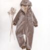 Sofortkauf: Overall in Sand Meliert mit Reißverschluss und Wolljersey Futter, Gr. 110/116 (Kopie)
