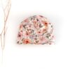 Sofortkauf: Wende-Beanie Bloomery/ Fleece Creme, Gr. 40-42