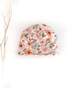 Sofortkauf: Wende-Beanie Bloomery/ Fleece Creme, Gr. 40-42