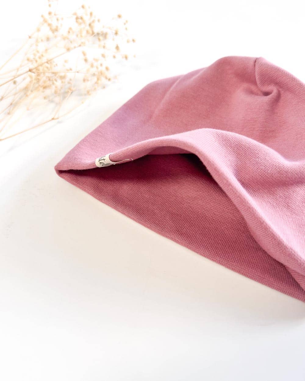 Sofortkauf: Baby-Beanie Rosa, Gr. 38-40 (ca 3-5 Monate) – Bild 2